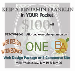 website design special offers Tampa, St. Petersburg, Clearwater FL