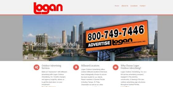Wordpress Website for Outdoor Ad Agency