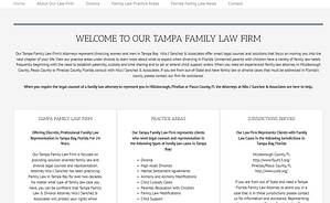 family law firm web design